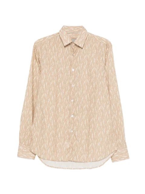 Canali printed shirt Neutrals GL03764CSL7079