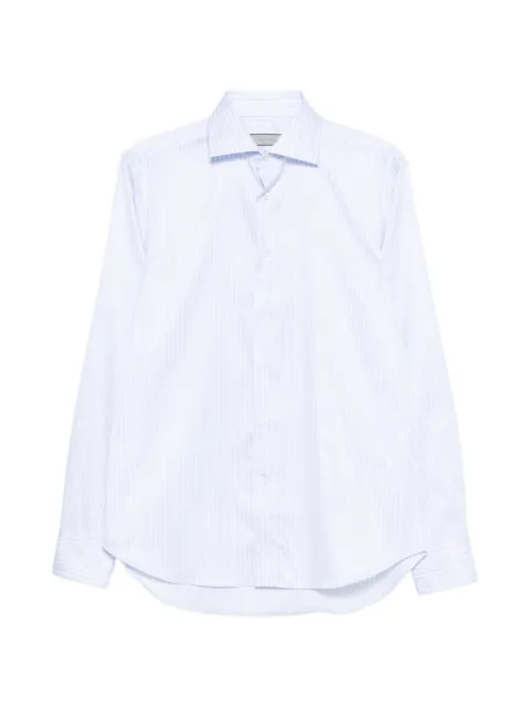 Canali striped shirt Blue GR03447NCL7018