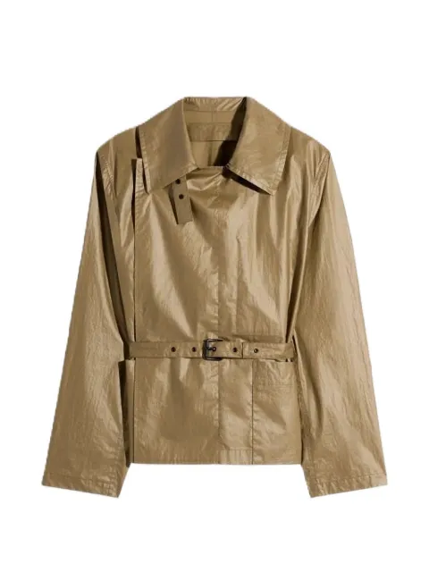 LEMAIRE belted wrap jacket Neutrals OW1200LF1381