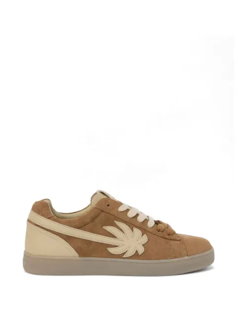 Palm Angels lace-up suede sneakers Brown PMIA111S26LEA001600B