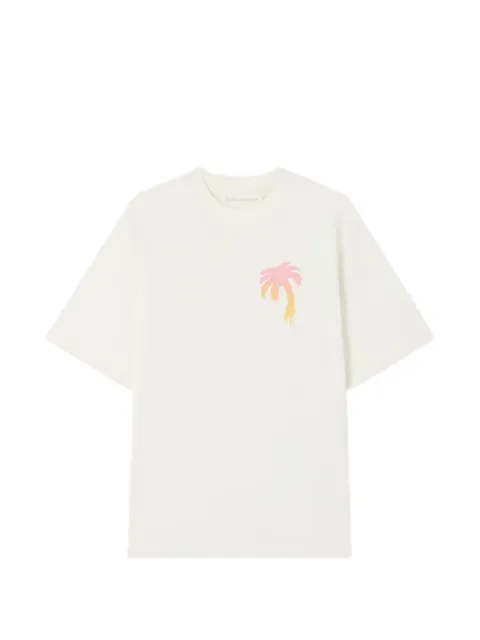 Palm Angels I Love PA printed T-shirt Neutrals PWAA07BS26JER0040310