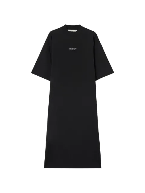 Palm Angels Milan La T-shirt midi dress Black PWDH008S26JER0011003