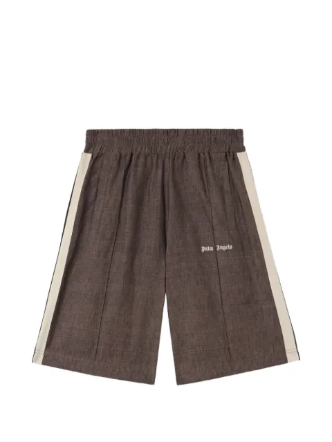 Palm Angels Classic logo track shorts Brown PMCB05CS26FAB001