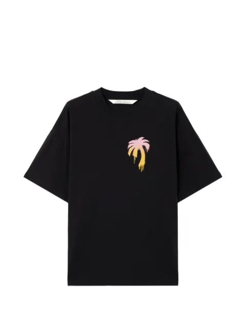 Palm Angels I Love PA graphic T-shirt Black PWAA07BS26JER0041001