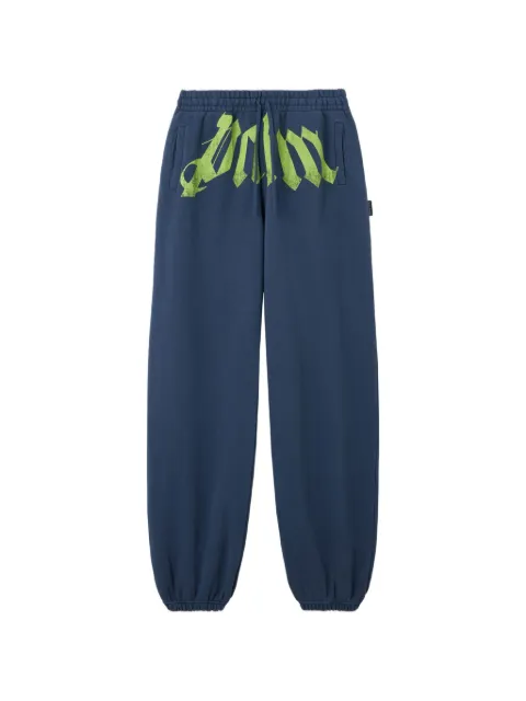 Palm Angels elasticated-waistband track pants Blue PMCH025S26FLE0034614