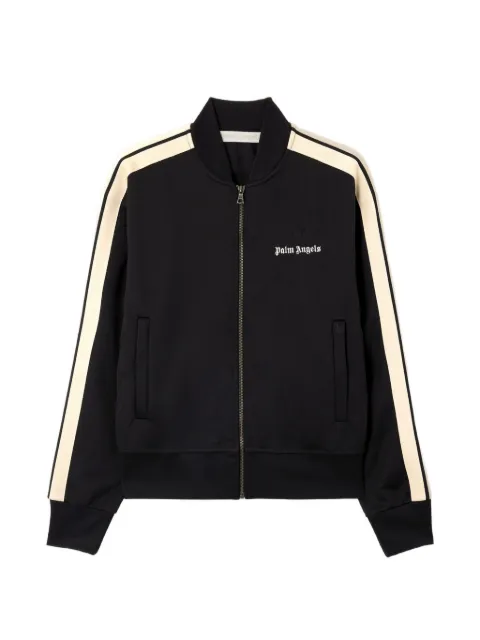 Palm Angels logo side-stripe bomber jacket Black PWBD050S26FAB001