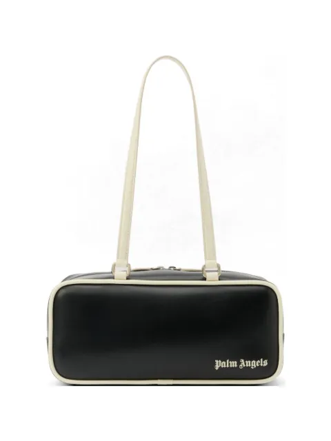 Palm Angels logo rectangular shoulder bag Black PWNN03HS26FAB001