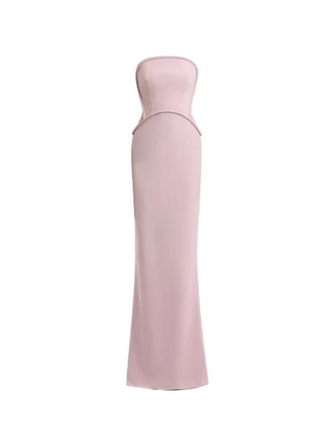 Gemy Maalouf strapless corset maxi dress Pink EDSS262157LD