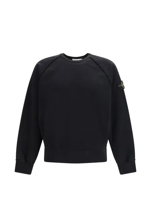 Stone Island patch crew-neck sweatshirt Black L1S156100041S0051