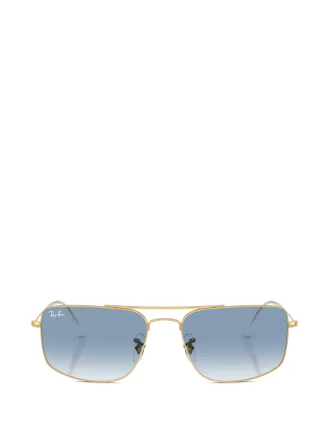 Ray-Ban rectangle metal sunglasses Gold RB37790013F