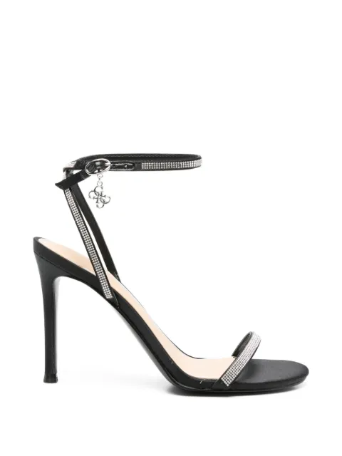 GUESS USA charm-detail sandals Black FLJCHRSAT03