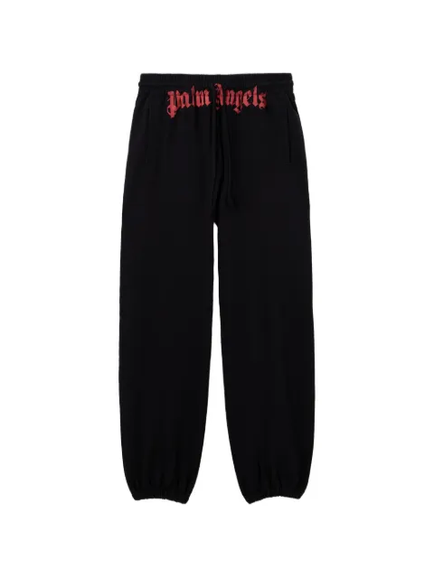 Palm Angels Waist logo track pants Black PMCH025S26FLE0011025