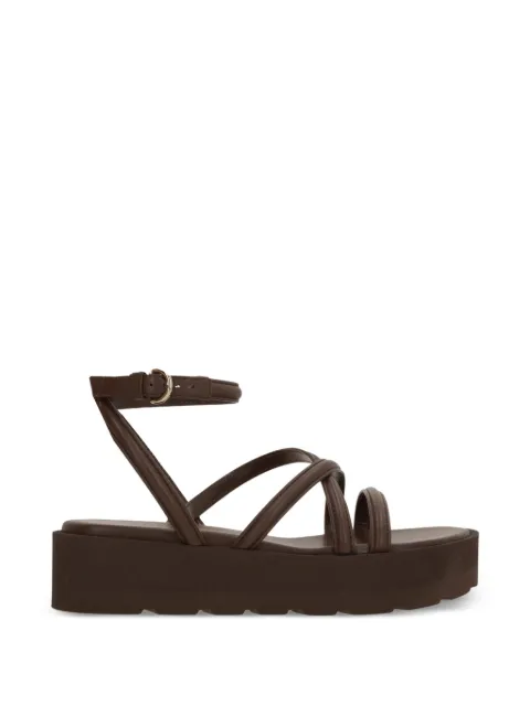 Gianvito Rossi strappy platform sandals Brown G3270705GOMNAP