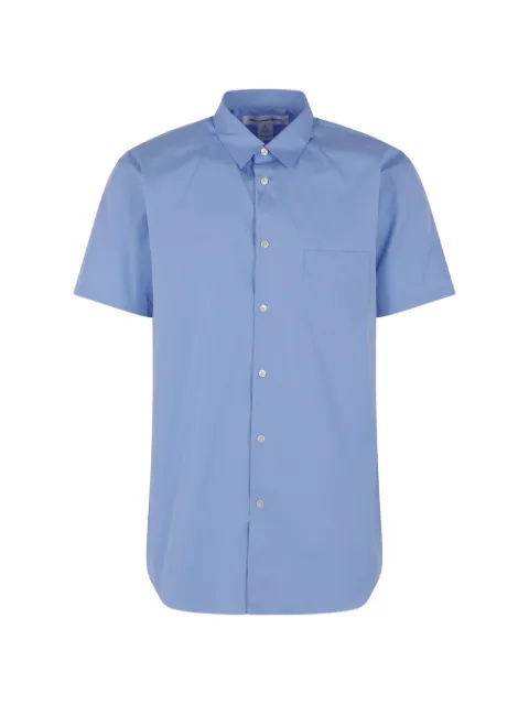 Comme des Garçons Homme front-pocket short-sleeve shirt Blue FZB071PER6SKY