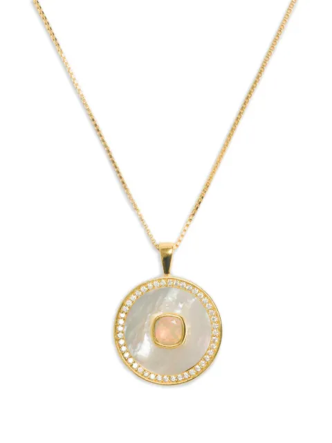 FREYA ROSE October mother-of-pearl opal necklace Gold GEMSTONEMOTHEROFPEARLNECKLACE