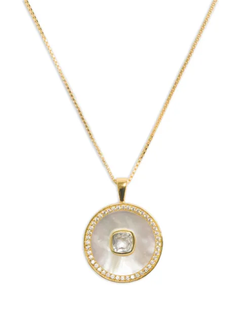 FREYA ROSE April topaz mother-of-pearl necklace Gold GEMSTONEMOTHEROFPEARLNECKLACE