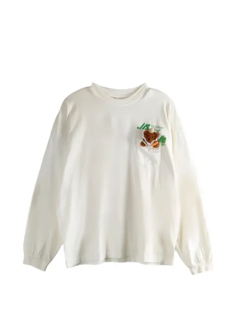 Doublet My Workwear Bear chest-pocket T-shirt White 26SS36CS433