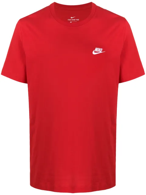Nike Sportswear club crew-neck T-shirt Red AR4997