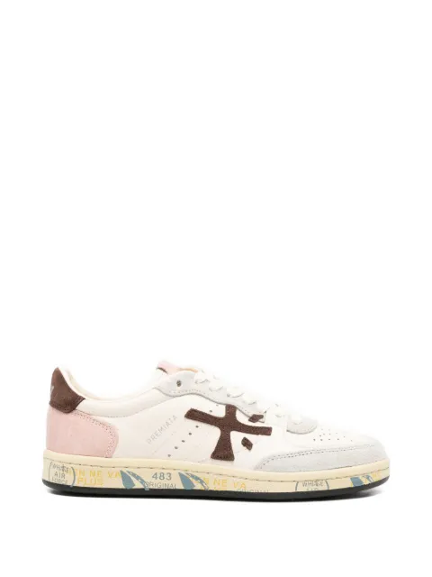 Premiata appliqué-detail sneakers Neutrals BSKTCLAYD8284