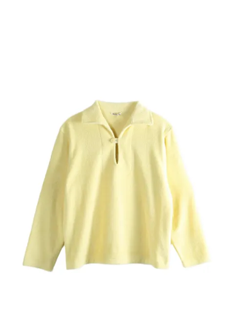 Auralee collared sweater Yellow A26SP03DP
