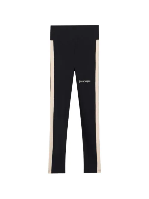 Palm Angels logo track leggings Black PWVG001S26FAB0011003