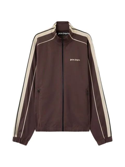 Palm Angels Classic Logo Vintage track jacket Brown PMBD08NS26FAB0016003