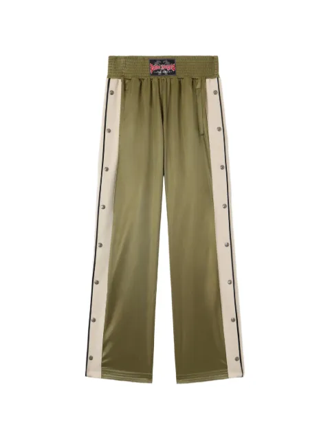Palm Angels boxe button track trousers Green PMCJ04IS26FAB0015610