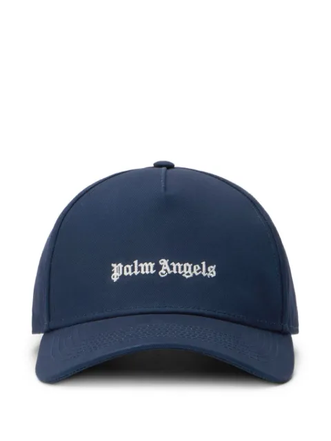Palm Angels embroidered-logo cap Blue PMLB104S26FAB004