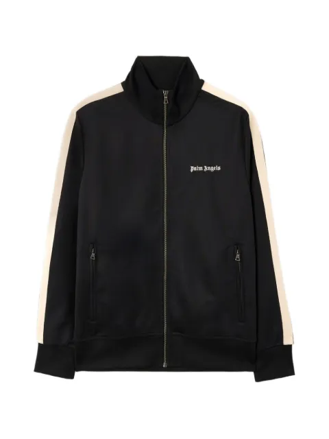 Palm Angels logo striped jacket Black PMBD058S26FAB0011003