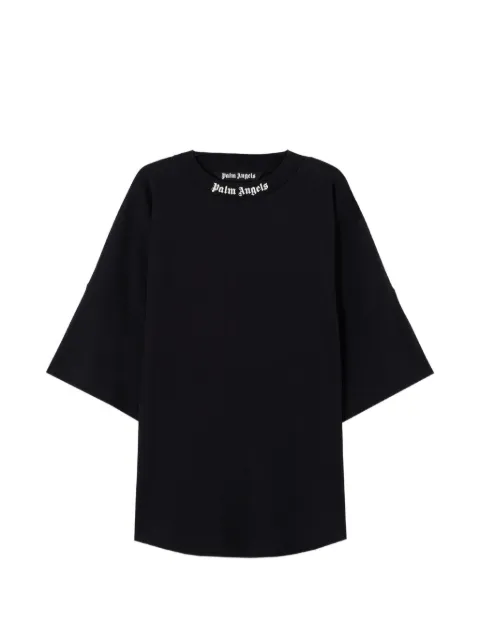 Palm Angels logo oversized T-shirt Black PMAA10BS26JER0011003