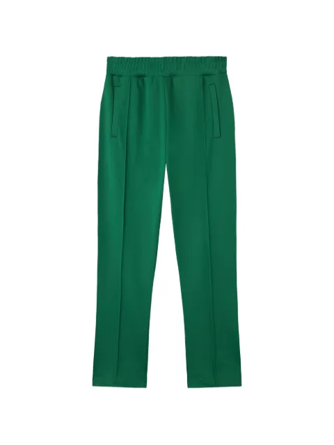 Palm Angels curved logo track pants Green PMCJ048S26FAB001