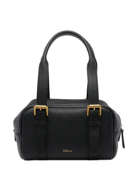 Mulberry small Boston leather tote bag Black HH0020736A100