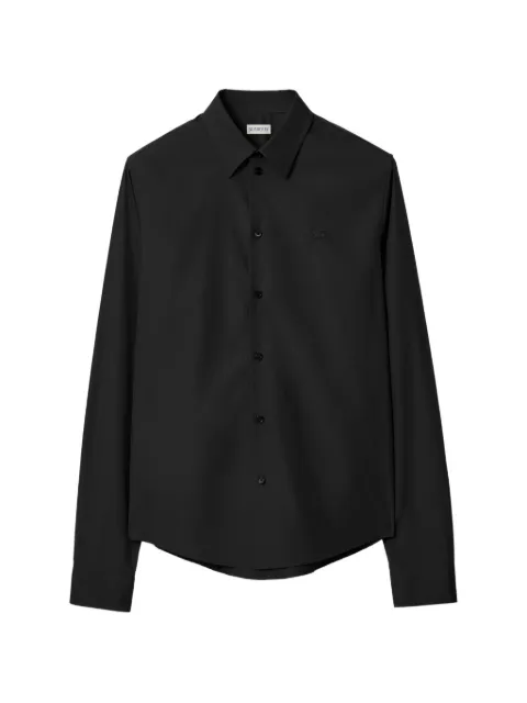 Burberry classic fit cotton poplin shirt Black 8123749
