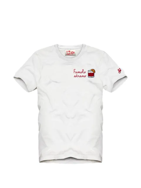 MC2 Saint Barth Portofino chest-graphic T-shirt White PORTOFINOEMB