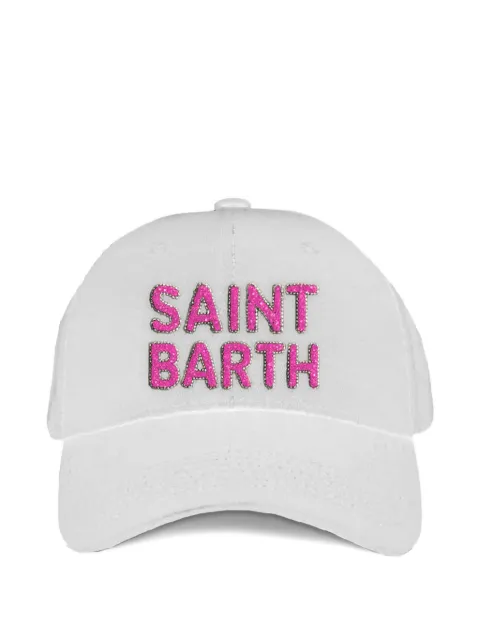 MC2 Saint Barth Baseballn lettering baseball cap White BASEBALLN