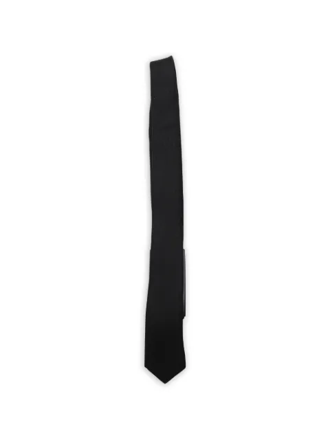 Saint Laurent monogram silk tie Black 8279753Y0021060
