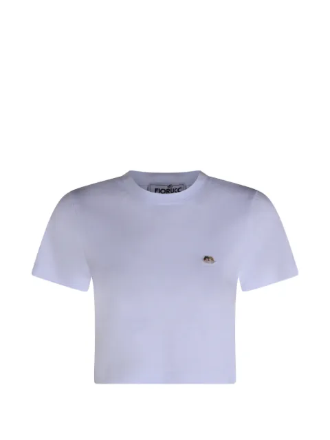 Fiorucci Angels-patch T-shirt White W02FPTSH094CJ03WH01