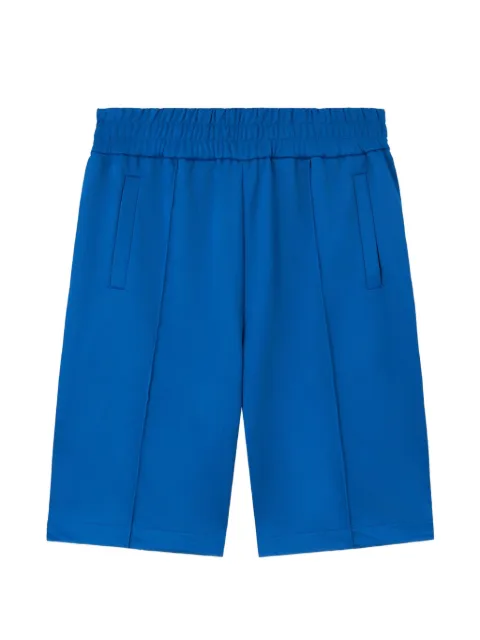Palm Angels curved logo track shorts Blue PMCL00AS26FAB0014710