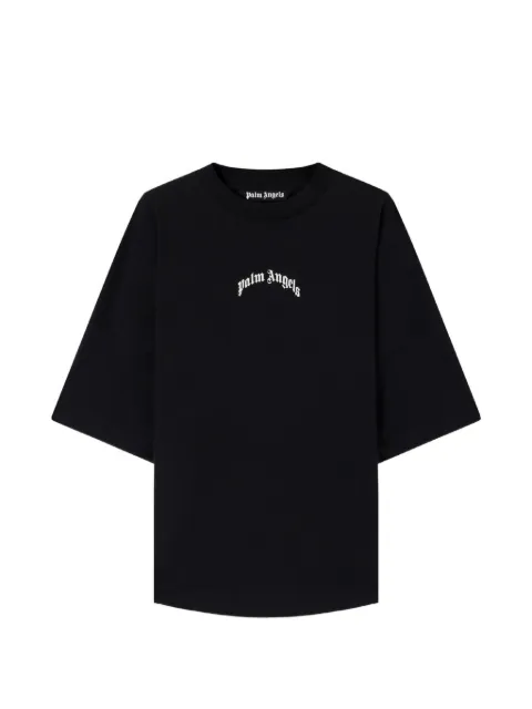 Palm Angels logo oversized T-shirt Black PMAA10BS26JER0071003