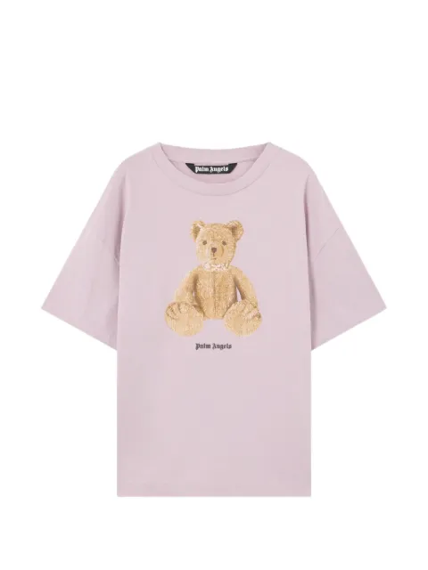 Palm Angels bear graphic T-shirt Purple PMAA109S26JER00A3660