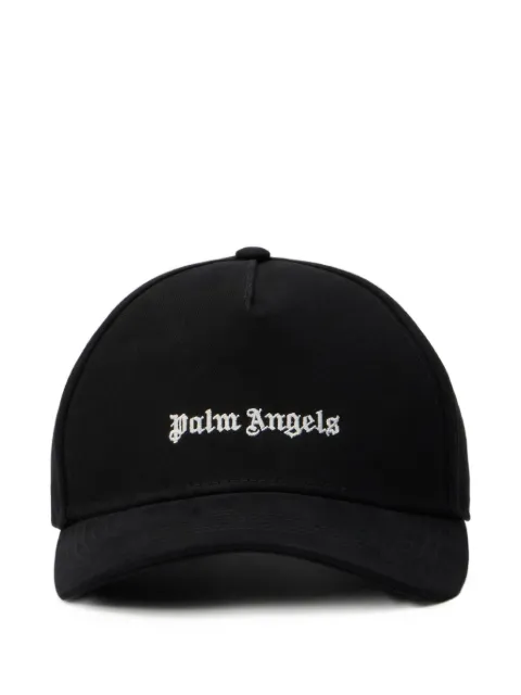 Palm Angels embroidered-logo classic cap Black PMLB104S26FAB0041003