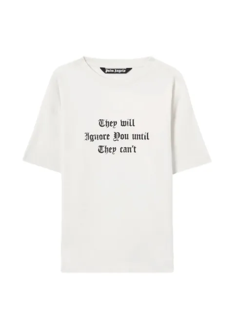 Palm Angels statement T-shirt White PMAA109S26JER005