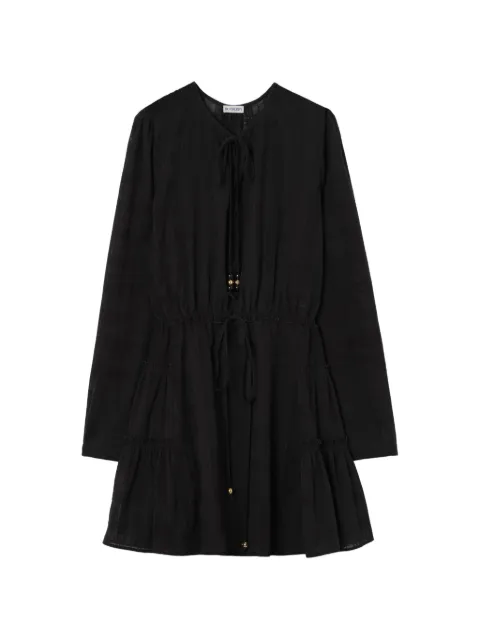 Burberry Check cotton voile dress Black 8123233