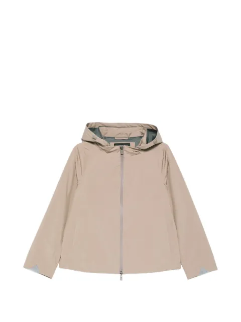 Herno hooded zip-up jacket Neutrals GI000367D12836