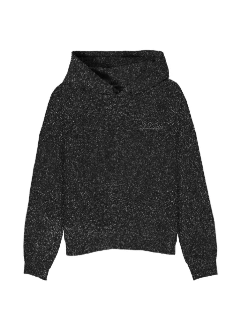 MC2 Saint Barth Mindy lurex hoodie Black MINDY