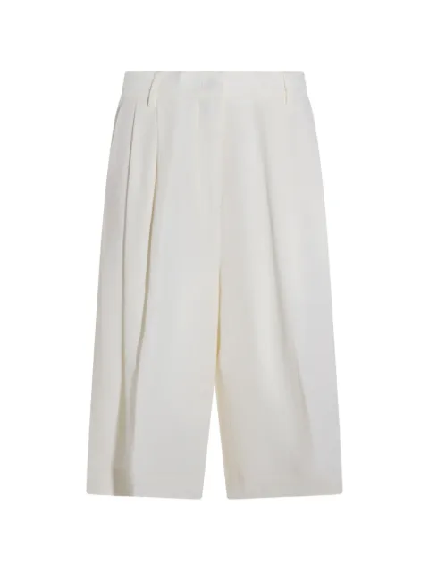Fabiana Filippi pleated knee-length shorts Neutrals PAD276F794M1500145