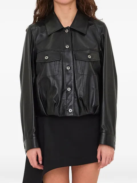 LOEWE button-up cropped jacket Black S540Y34L96