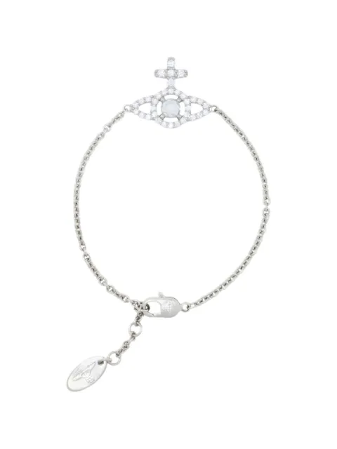 Vivienne Westwood Olympia orb embellished bracelet Silver 6102026302P102P102