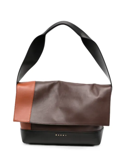 Marni colour-block shoulder bag Brown SBMP0282U2P8902