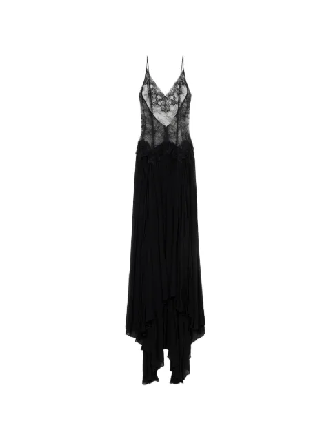 Blumarine lace-detail maxi dress Black 4A426A
